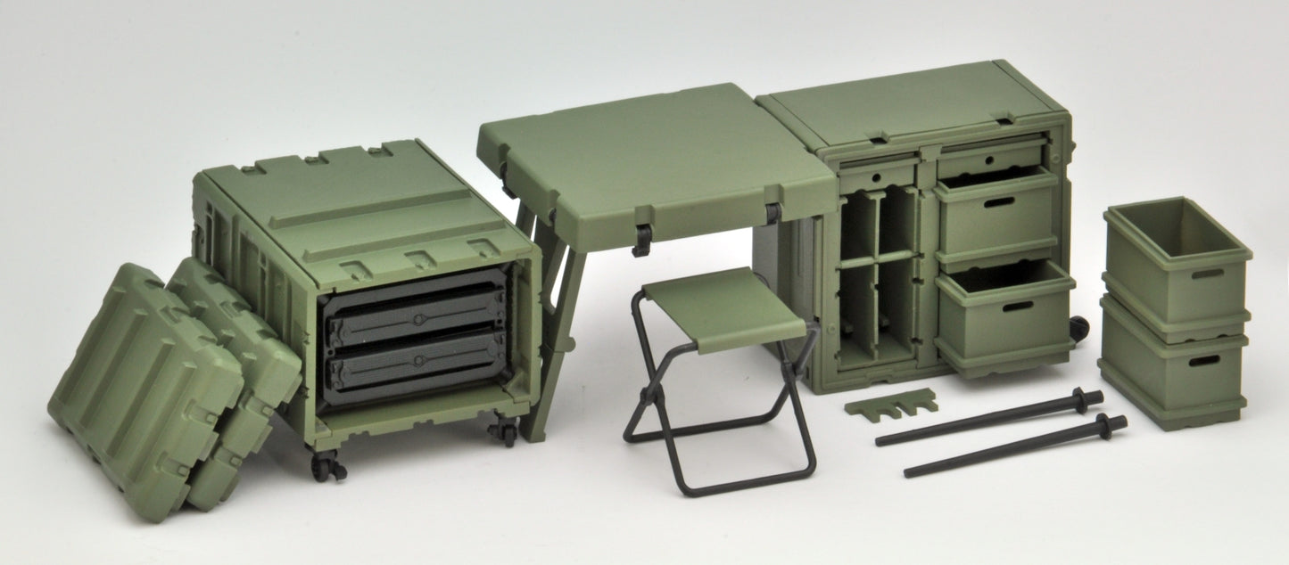 Little Armory [LD033] Field Desk A 1/12 scale Assembly plastic model