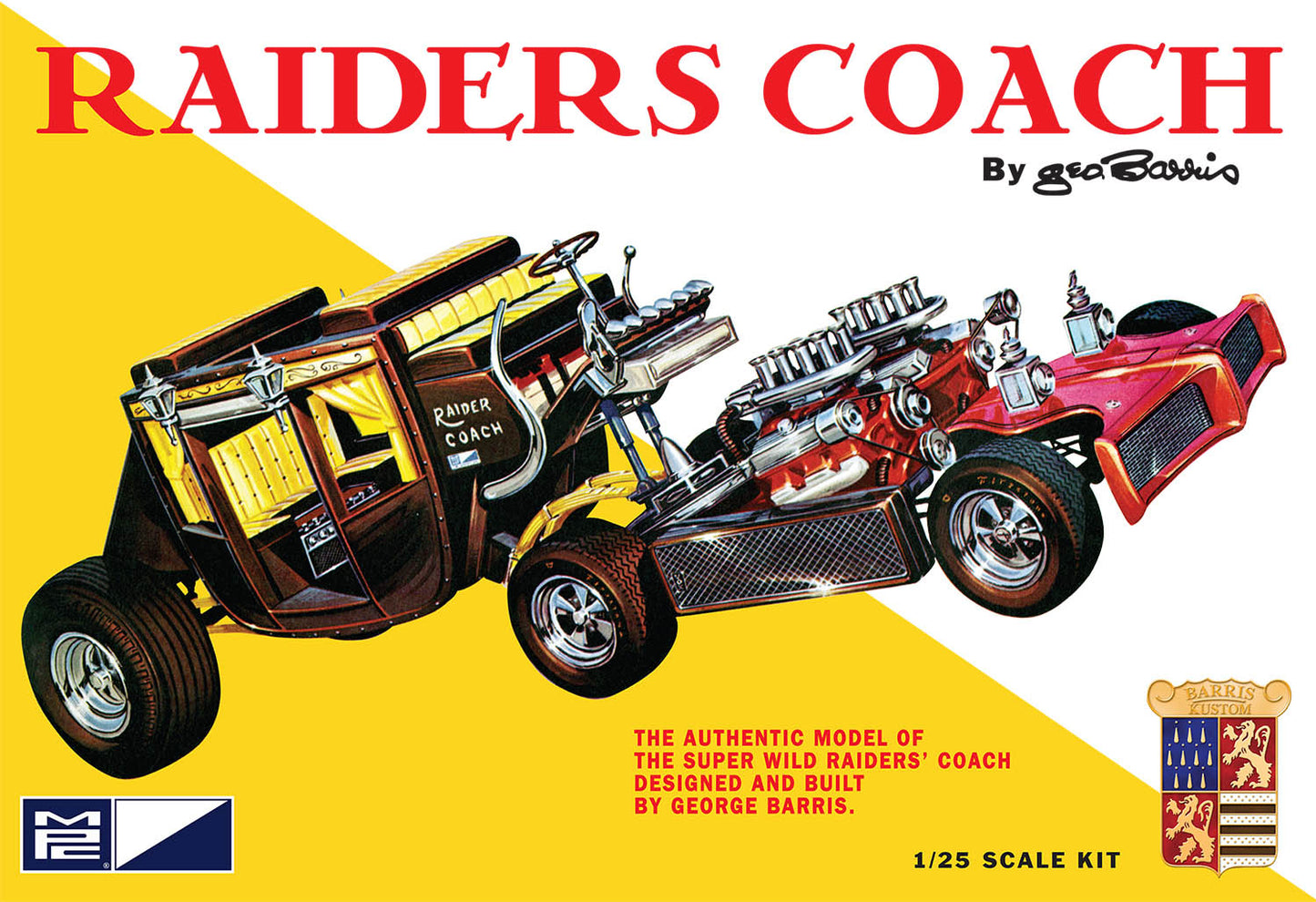 1/25 George Barris Raiders Coach Custom Car [MPC977] Plastic Model Kit