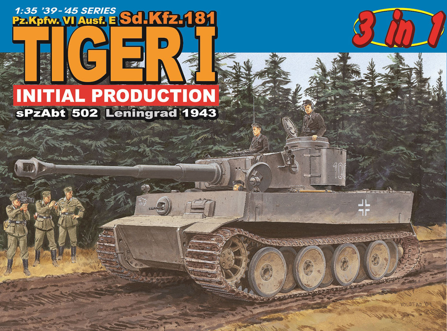 1/35 WW.II German Army Tiger I 502nd Heavy Tank Battalion Leningrad [DR6252SP]