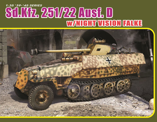 1/35 WW.II German Army Sd.Kfz.251/22 Ausf.D 7.5cm Pak40[DR6994F] plastic model