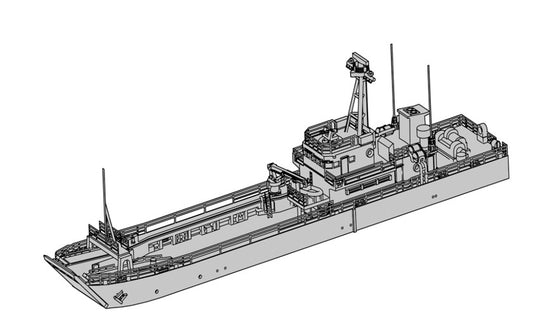 1/700 Japan Maritime Self-Defense Force Transport Ship No. 1 Type plastic model