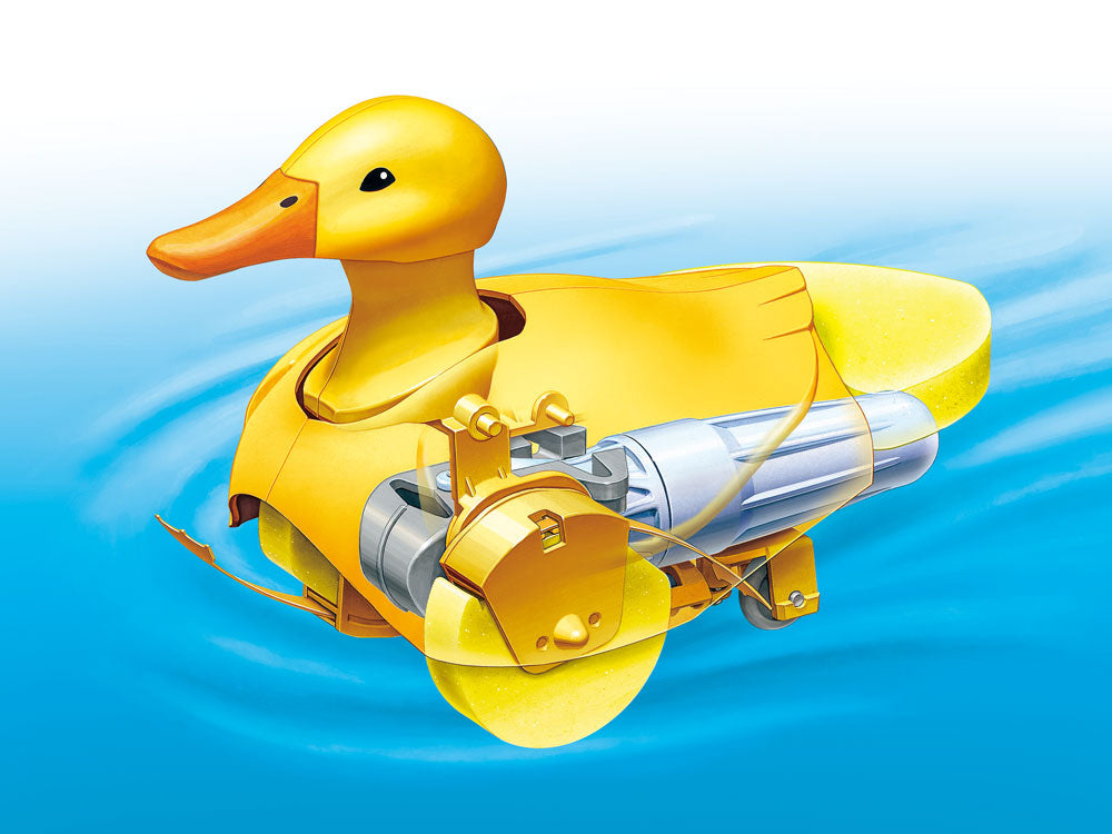 Walking Swimming Duck Craft Set Yellow 【69946】 Assembly plastic model