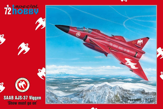 1/72 AJS-37 Viggen "Show Must Go On" [SPHSH72497] Assembly plastic model