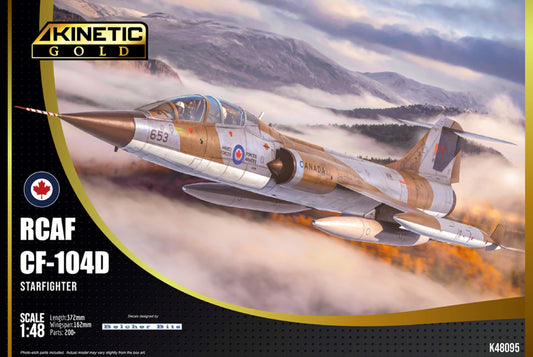 1/48 CF-104D Starfighter Royal Canadian Air Force [KNE48095] Injection Kit