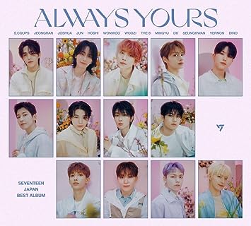 SEVENTEEN JAPAN BEST ALBUM ALWAYS YOURS typeA limited edition SEVENTEEN (CD2,1)