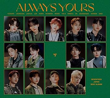 SEVENTEEN JAPAN BEST ALBUM ALWAYS YOURS limited edition SEVENTEEN (CD2,1)